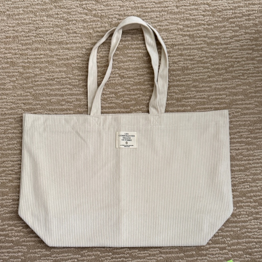 Sezane Cream Tote Bag